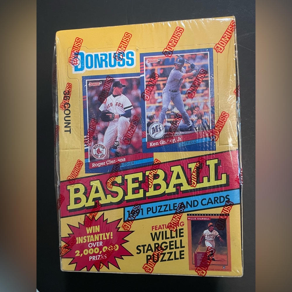 Donruss 1991 Baseball Puzzle And Cards Sealed Box